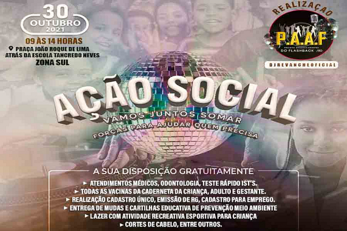 Projeto Amigos e Amantes do Flashback RO realizará ação social no dia 30 de outubro - News Rondônia