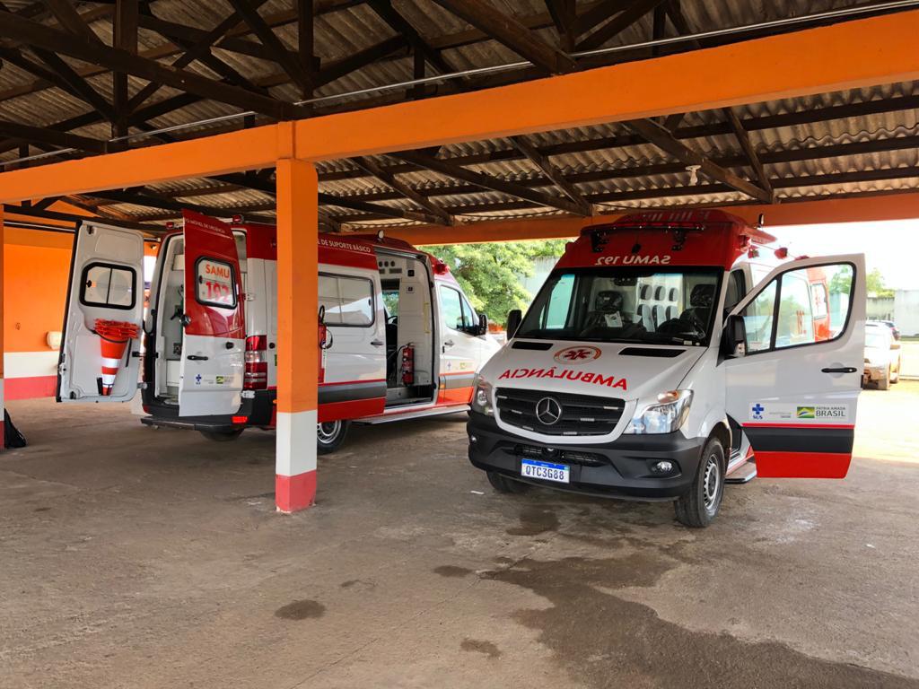 SAÚDE: PREFEITURA ENTREGA AO SAMU DUAS AMBULÂNCIAS PARA REFORÇAR O ATENDIMENTO À POPULAÇÃO - News Rondônia