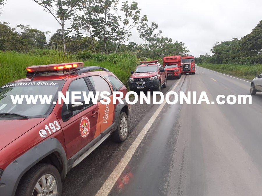 TRAGÉDIA: Motorista morre afogado após caminhão sair de pista e cair em açudes na BR 364 - FOTOS - News Rondônia