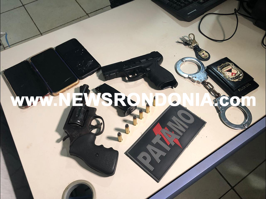 Suspeitos se passam por policiais civis e são preso com armas após ameaçar adolescentes - News Rondônia