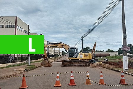 PORTO VELHO: AVENIDA ESTÁ INTERDITADA PARCIALMENTE PARA EXECUÇÃO DE OBRAS - News Rondônia