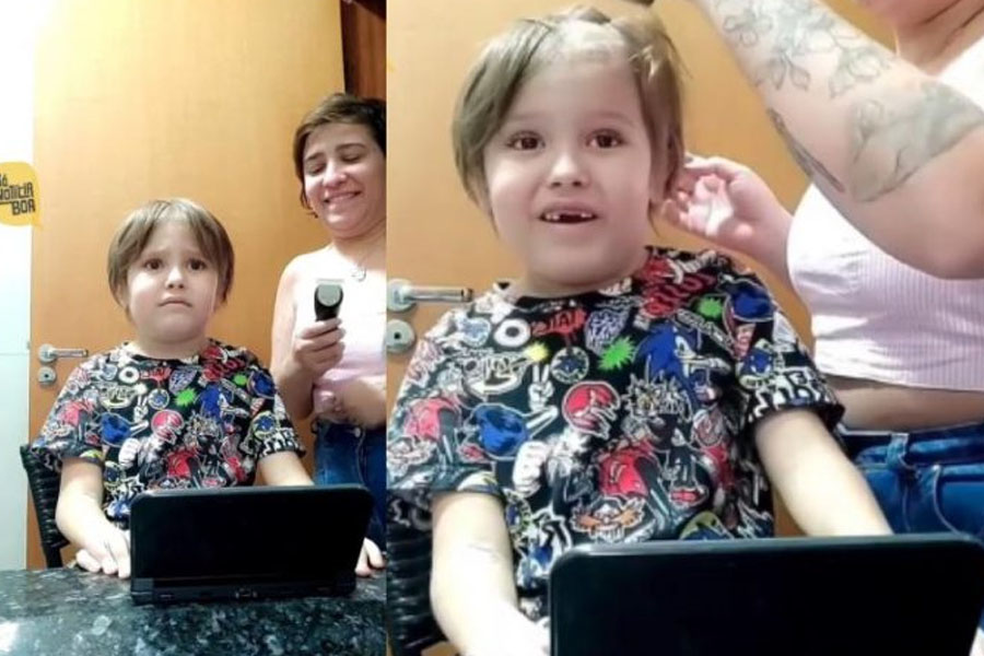 FORÇA CHICO: Menino com leucemia raspa cabelos e recebe apoio nas redes - News Rondônia