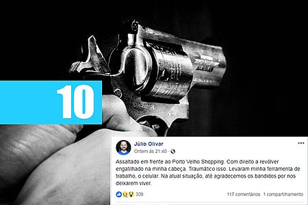 JORNALISTA TEM ARMA APONTADA PARA CABEÇA DURANTE ASSALTO NA CAPITAL - News Rondônia