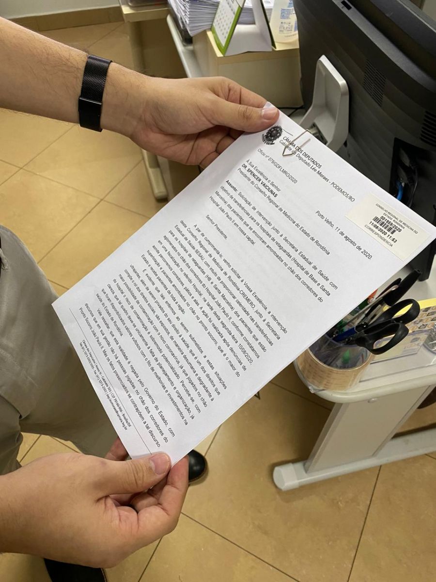 Cremero recebe solicitação para fiscalizar Hospital João Paulo - News Rondônia