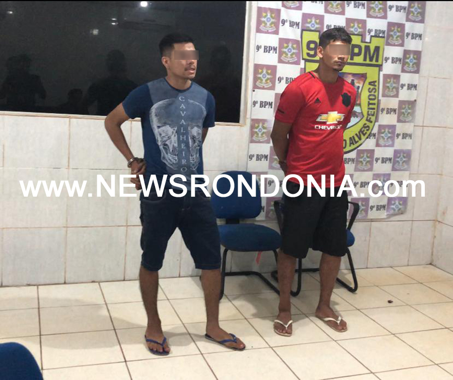 DEU RUIM: Polícia prende dupla com grande quantidade de droga que iriam fazer a venda para boqueiro - News Rondônia