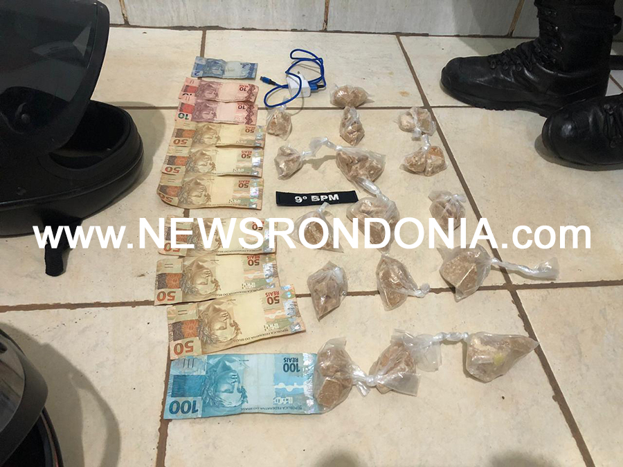 DEU RUIM: Polícia prende dupla com grande quantidade de droga que iriam fazer a venda para boqueiro - News Rondônia