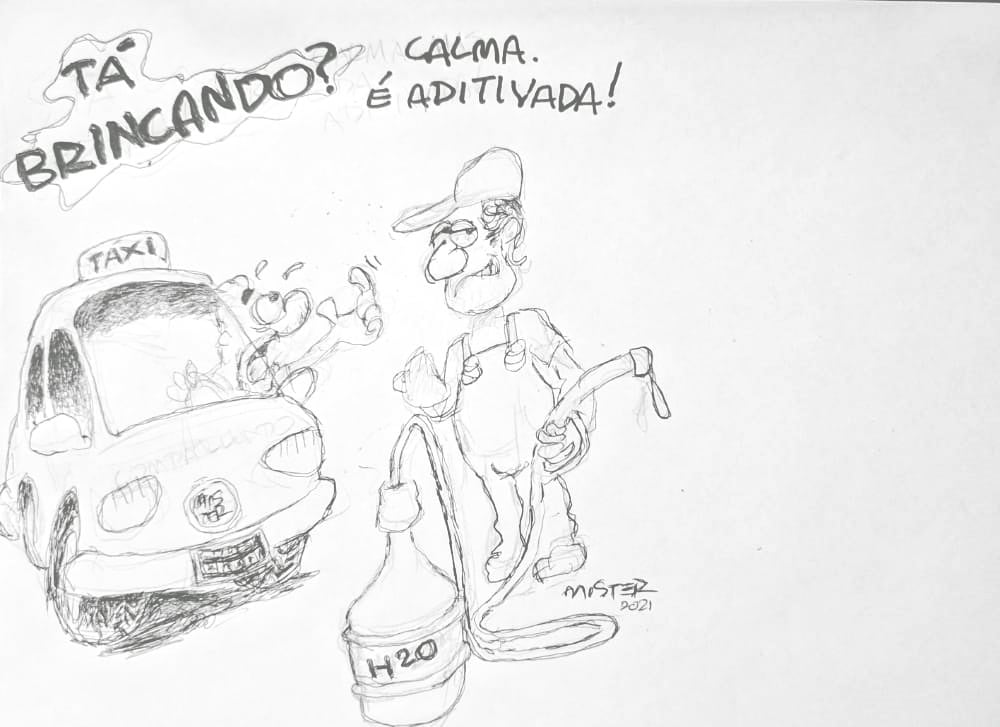 CHARGE DO NEWS: A gasolina já aditivada! - News Rondônia