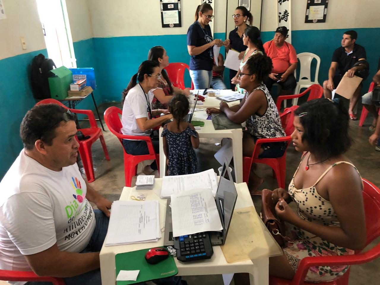 MAIS DE 150 PESSOAS AGENDAM ATENDIMENTO NA UNIDADE DO TUDO AQUI MÓVEL NO BAIRRO JARDIM SANTANA, EM PORTO VELHO, PARA FAZER O RG SEM ENFRENTAR FILA - News Rondônia