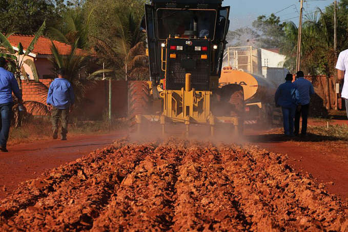 Governo de Rondônia inicia obras do projeto 'Tchau Poeira' no município de Pimenta Bueno - News Rondônia