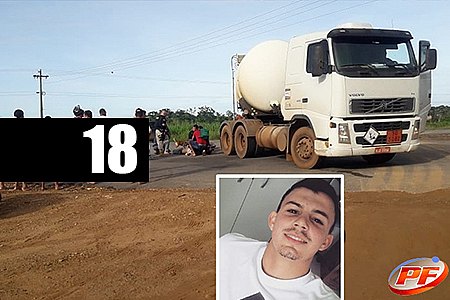 JOVEM QUE SONHAVA EM SER POLICIAL MORRE APÓS TRÁGICA COLISÃO ENTRE MOTO E CARRETA NA BR-364 - News Rondônia
