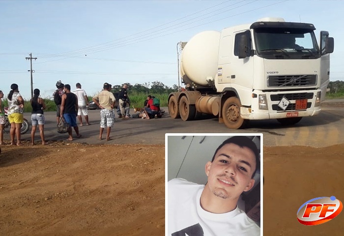 JOVEM QUE SONHAVA EM SER POLICIAL MORRE APÓS TRÁGICA COLISÃO ENTRE MOTO E CARRETA NA BR-364 - News Rondônia
