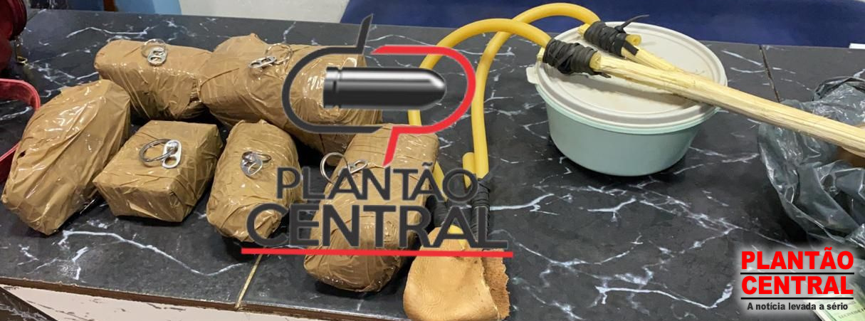 Polícia Militar prende casal com estilingue que seria usado para lançar droga no Presídio Central - News Rondônia