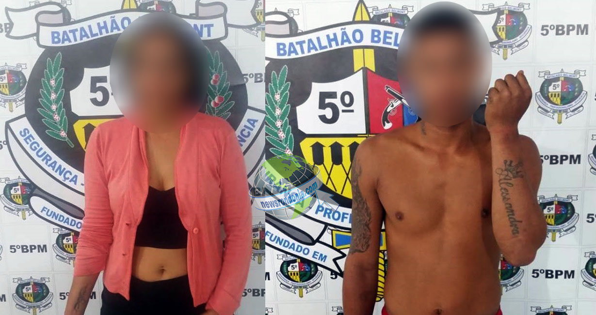 ORGULHO DO MADEIRA  EQUIPE DO SARGENTO GUSMÃO PRENDE CASAL E APREENDE DROGA, MOTO ROUBADA E DOCUMENTO FALSO - News Rondônia