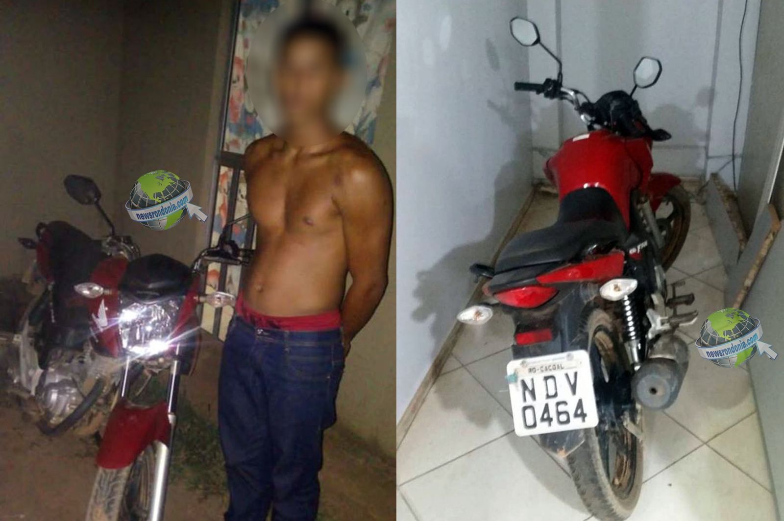 ORGULHO DO MADEIRA  EQUIPE DO SARGENTO GUSMÃO PRENDE CASAL E APREENDE DROGA, MOTO ROUBADA E DOCUMENTO FALSO - News Rondônia