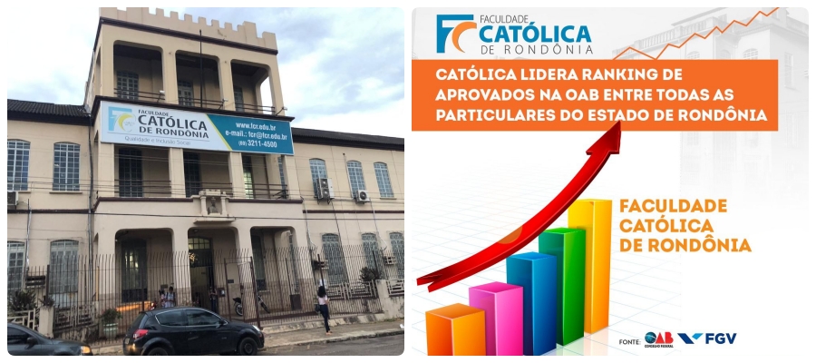 Curso de Direito: Faculdade Católica de Rondônia (FCR) recebe distinção inédita do Conselho Federal da OAB: o Selo de Qualidade OAB Recomenda - News Rondônia