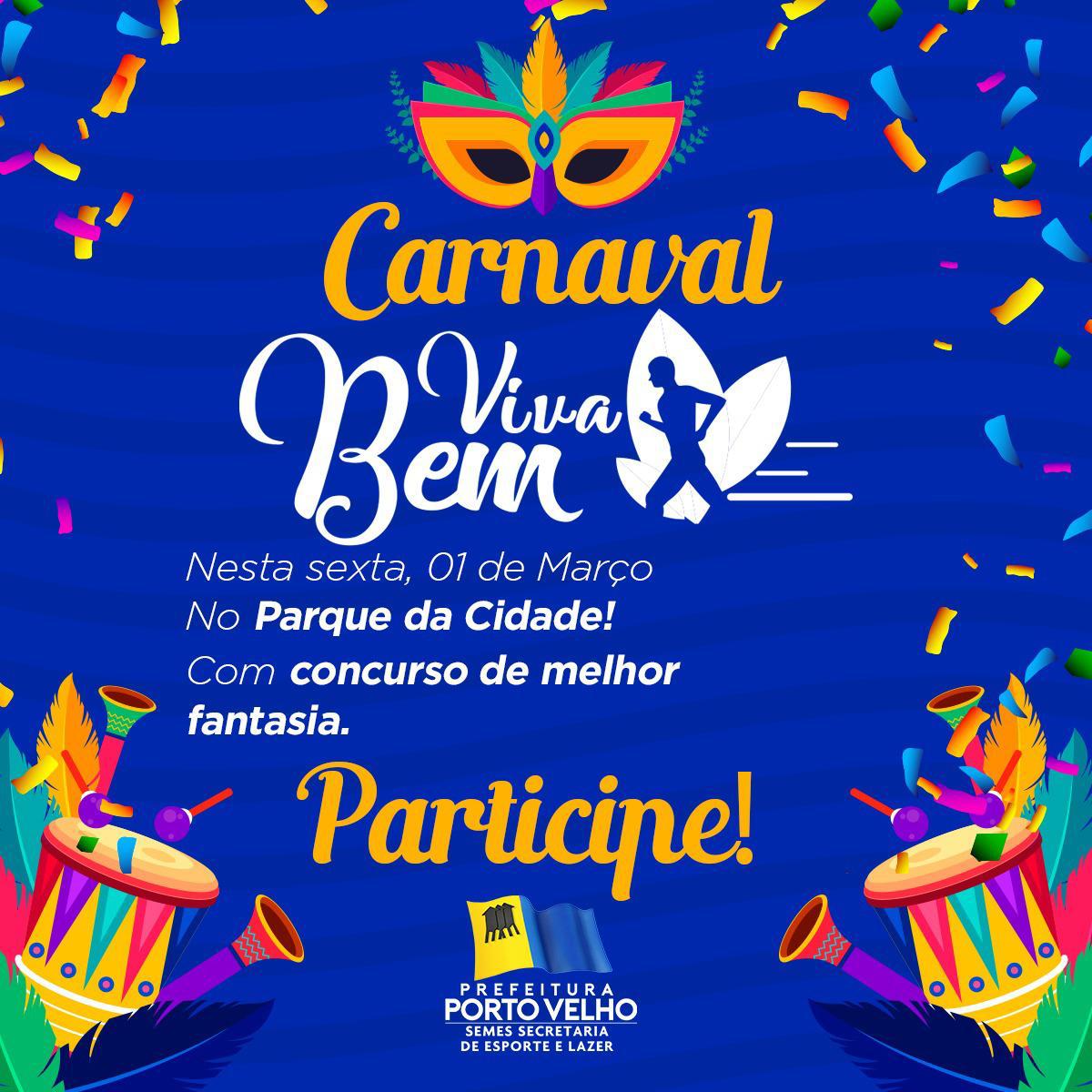 PROJETO VIVA BEM REALIZA AULÃO DE CARNAVAL NO PARQUE DA CIDADE - News Rondônia