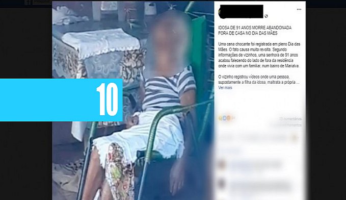 IDOSA DE 91 ANOS MORRE ABANDONADA, FORA DE CASA, NO DIA DAS MÃES - News Rondônia