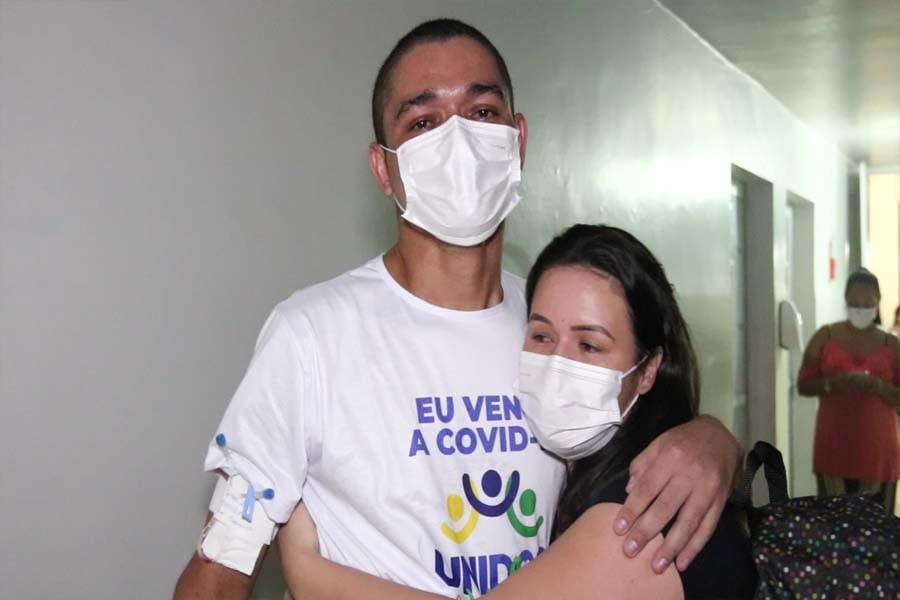 SAÚDE, UNIDOS PELA VIDA: Último paciente de Mato Grosso do Sul internado em Rondônia para tratamento da covid-19 recebe alta - News Rondônia