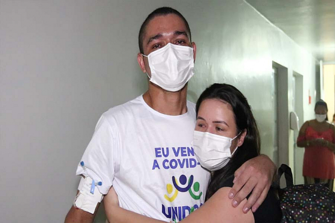 SAÚDE, UNIDOS PELA VIDA: Último paciente de Mato Grosso do Sul internado em Rondônia para tratamento da covid-19 recebe alta - News Rondônia