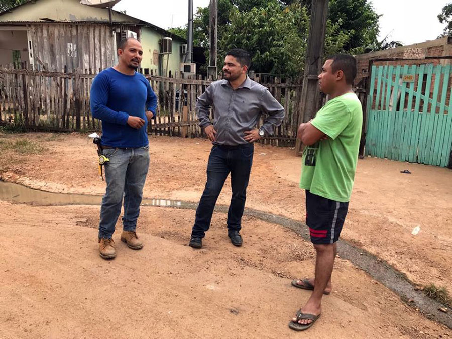 TAPA BURACO  DER ATENDE PEDIDO DE DEPUTADO JESUÍNO NO BAIRRO NACIONAL - News Rondônia