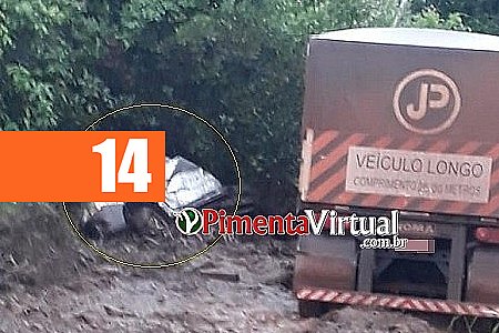 COLISÃO ENTRE UMA CARRETA E UMA CAMINHONETE DEIXA UM MORTO E UM FERIDO NA BR-364 EM PIMENTA BUENO - News Rondônia