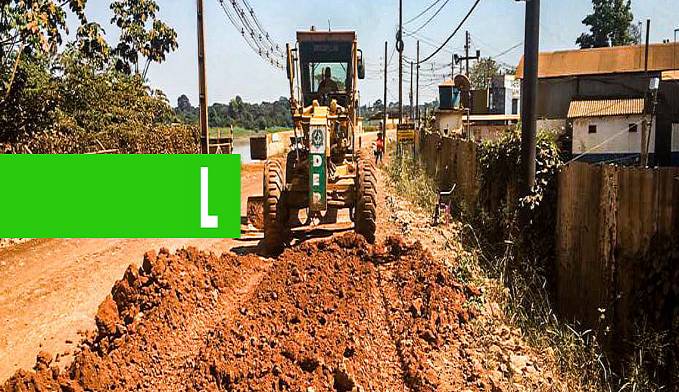 AVANÇOS - Obras de pavimentação da Estrada do Belmont avançam durante o verão amazônico em Porto Velho - News Rondônia
