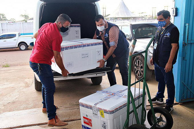 PFIZER/ASTRAZENECA - Rondônia recebe 25ª e 26ª remessas de vacinas contra a covid-19; trabalhadores portuários e de transporte aéreo serão atendidos - News Rondônia
