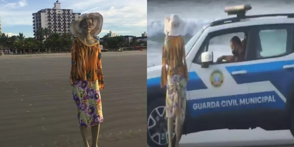 Homem faz 'pegadinha' com boneco em praia fechada e acaba na delegacia - News Rondônia