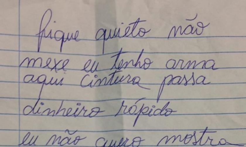LADRÃO SURDO ANUNCIA ASSALTO COM BILHETE, MAS ACABA PRESO - News Rondônia