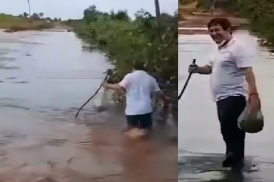 Médico atravessa enchente a pé para atender comunidade em GO: vídeo - News Rondônia