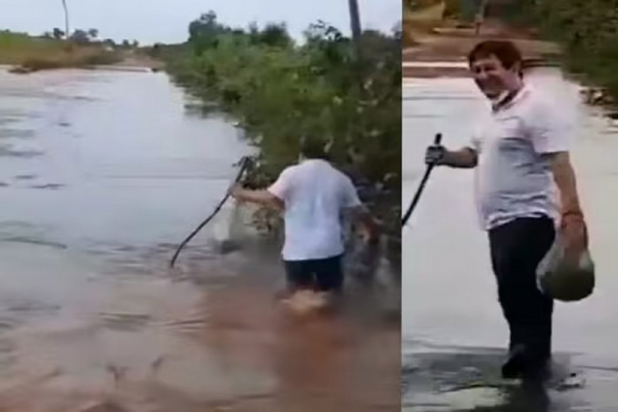 Médico atravessa enchente a pé para atender comunidade em GO: vídeo - News Rondônia