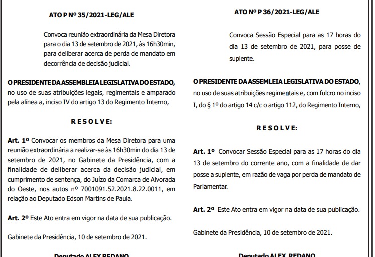 Sai Edson Martins e entra Saulo Moreira, o novo deputado da ALE-RO - News Rondônia