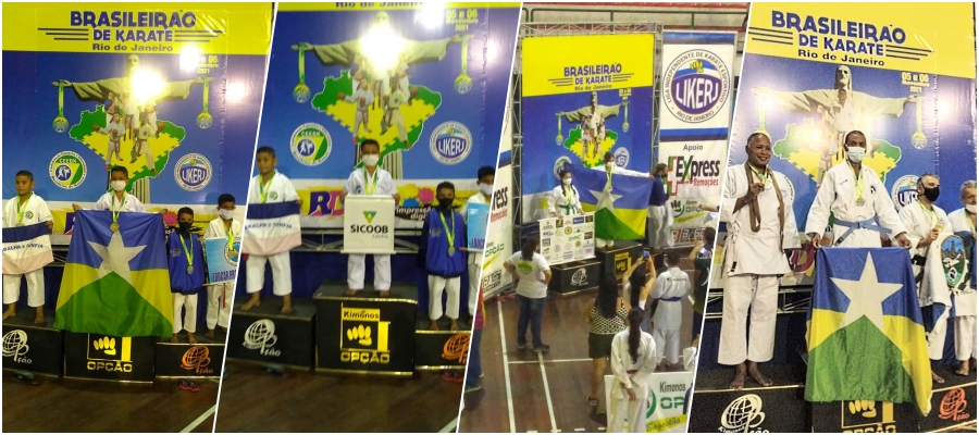 Karatecas de Rondônia conquistam ouros no brasileirão - News Rondônia