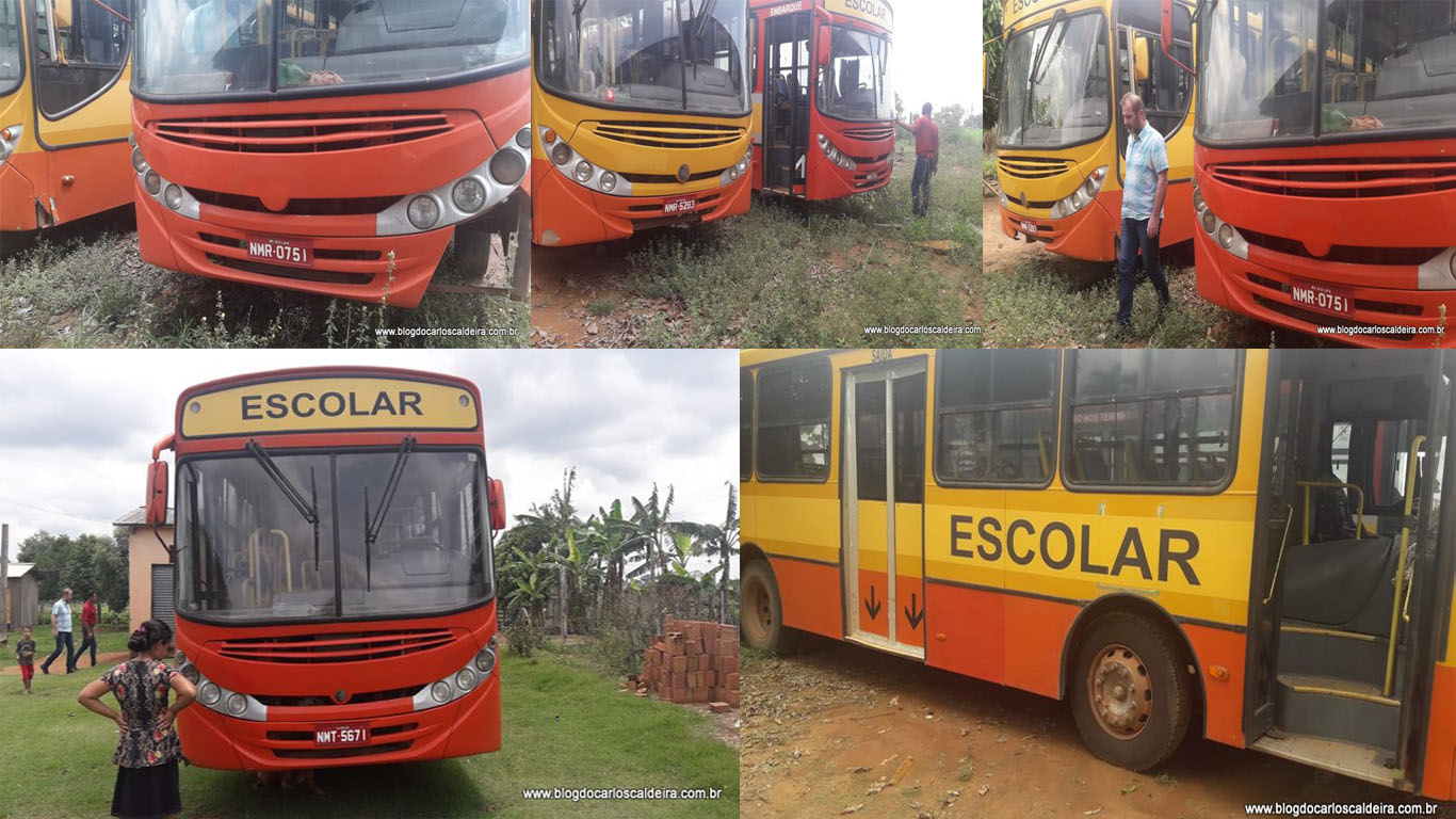 TRANSPORTE ESCOLAR DE VILA DA PENHA ESTÁ 100% PARADO POR FALTA DE MANUTENÇÃO NA FROTA - News Rondônia