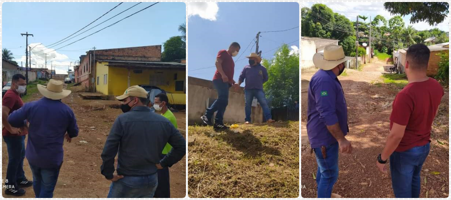 Vereador Edevaldo visita bairro Costa e Silva acompanhado do diretor da SEMOB - News Rondônia