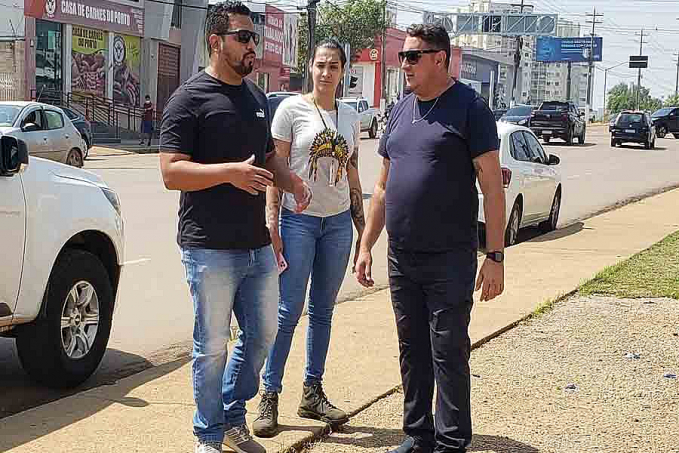 Vereador Gilber Mercês acompanha Arborização e urbanização na Avenida Rio Madeira - News Rondônia