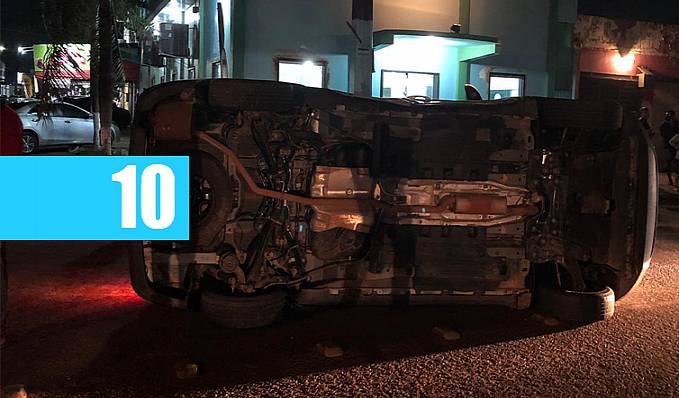 ATUALIZADA: Motorista de Fiat Toro avança preferencial e tomba ao ser atingido por outro carro - News Rondônia