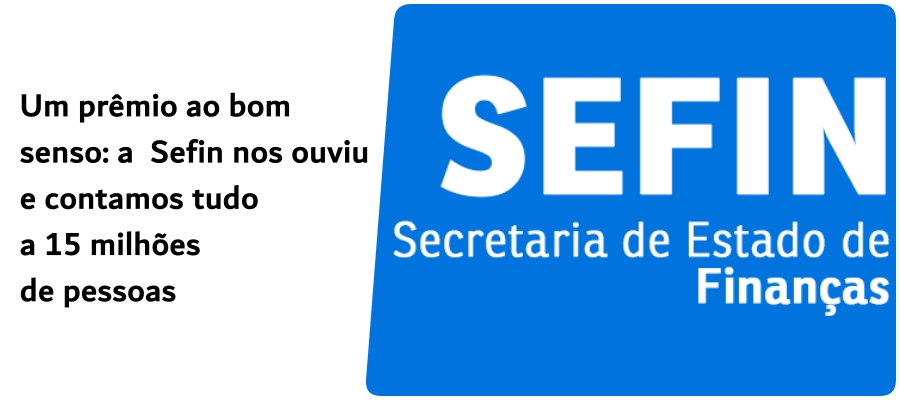 Coluna do Simpi  Um prêmio ao bom senso: a Sefin nos ouviu e contamos tudo à 15 milhões de pessoas - News Rondônia