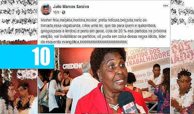 RACISMO: Administrador chama Benedita da Silva de 'preta beiçuda' e 'vagabunda' - News Rondônia