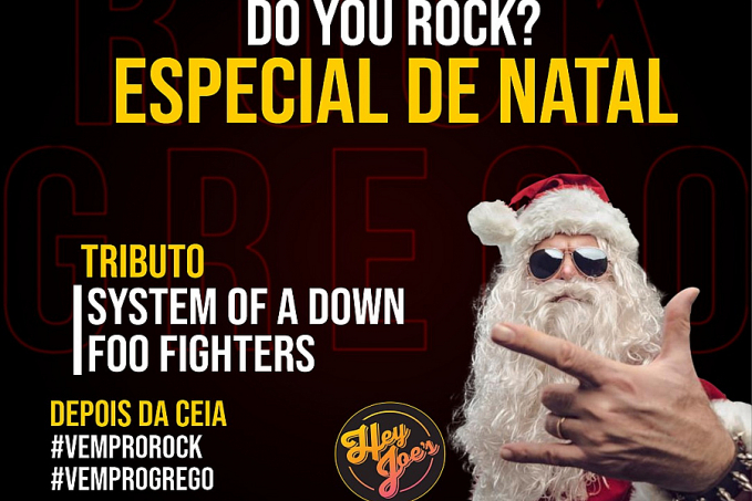 EVENTO - Especiais Foo Fighters e System Of A Down na 9ª edição do Natal com Rock do Grego Original - News Rondônia