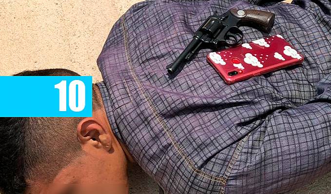 ATUALIZADA: Jovem é preso com revólver após fazer vários roubos na zona sul da capital - News Rondônia