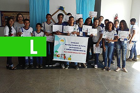 I FÓRUM COMUNITÁRIO DO SELO UNICEF É REALIZADO EM JARU - News Rondônia