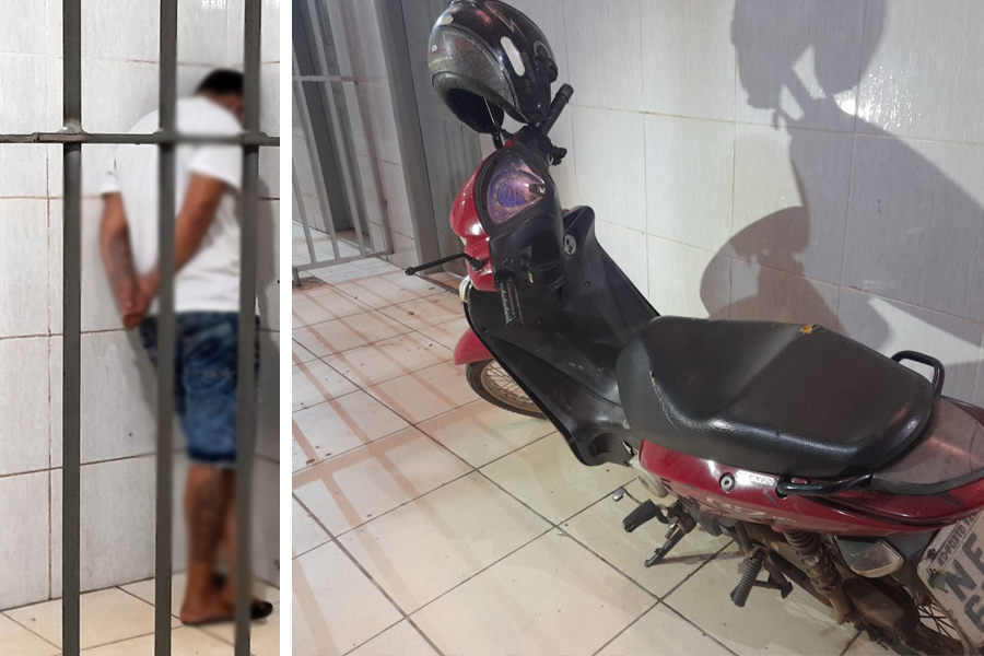 RASTREADA: Polícia recupera moto furtada e prende suspeito em residência - News Rondônia
