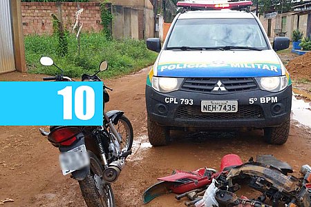 GUSMÃO E EQUIPE APREENDE ADOLESCENTE COM MOTO ROUBADA DE AGENTE PENITENCIÁRIO - News Rondônia