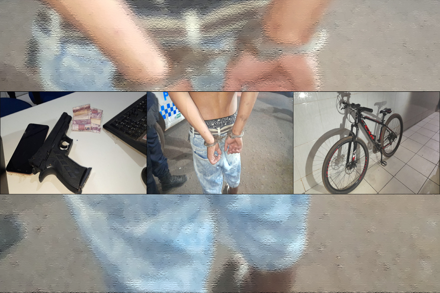 Marginal de 15 anos faz roubo com arma de brinquedo e leva a pior - News Rondônia