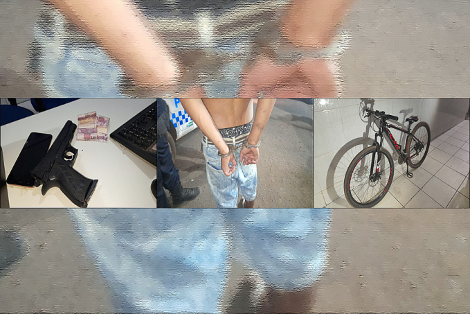 Marginal de 15 anos faz roubo com arma de brinquedo e leva a pior - News Rondônia