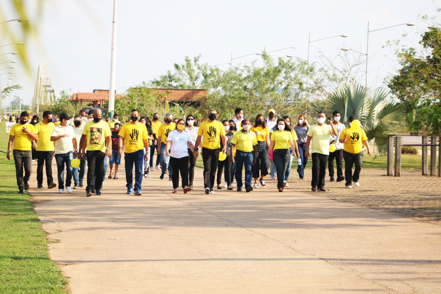 Setembro amarelo: deputado Alex Silva realiza caminhada de combate ao suicídio no espaço alternativo - News Rondônia
