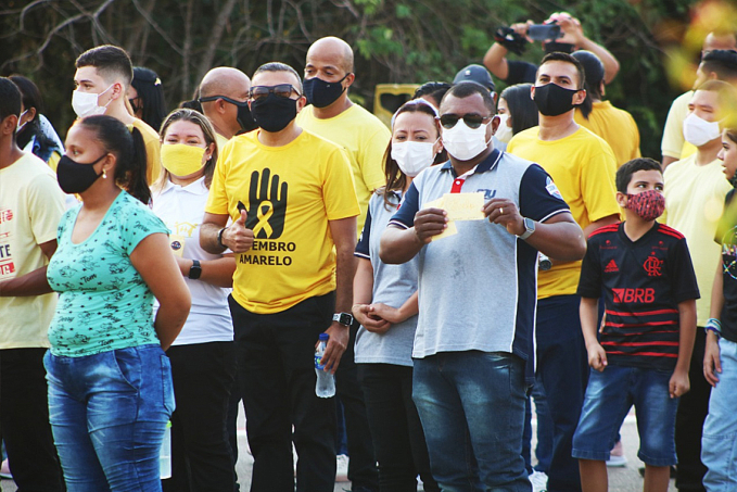 Setembro amarelo: deputado Alex Silva realiza caminhada de combate ao suicídio no espaço alternativo - News Rondônia