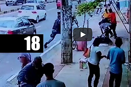 HAITIANO É MORTO APÓS ESFAQUEAR POLICIAL QUE PEDIU PARA REVISTÁ-LO - VÍDEO - News Rondônia