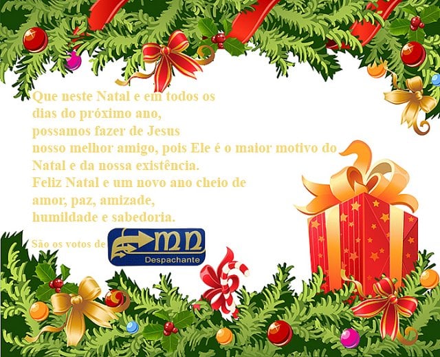 MENSAGEM DE NATAL - MN DESPACHANTE - News Rondônia